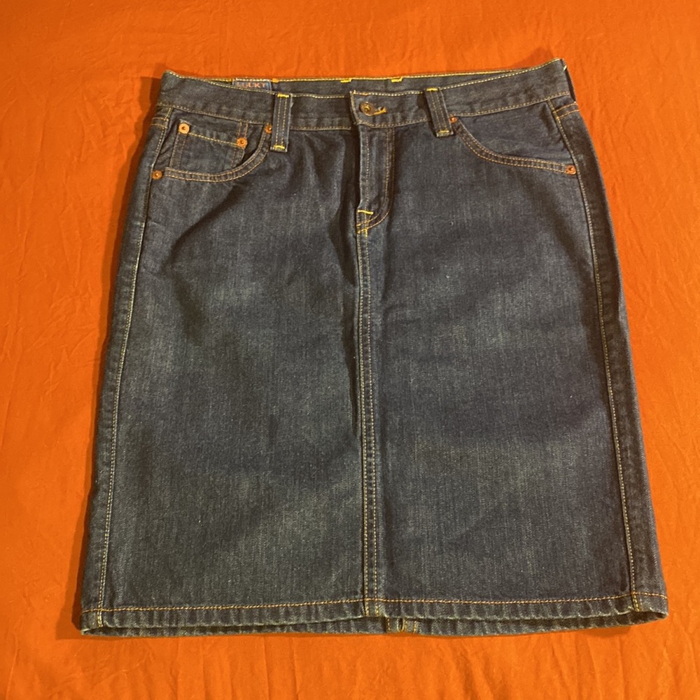 Lucky Brand Dark Denim Hazel Skirt